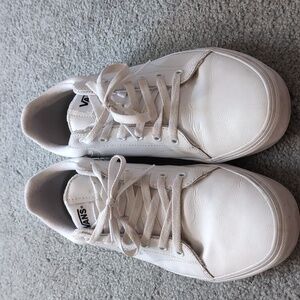 Vans white sneakers